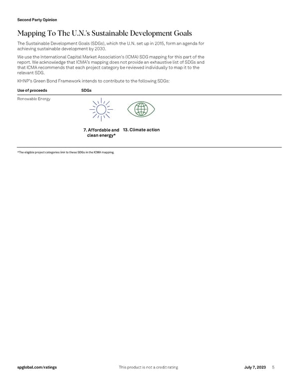 Korea Hydro & Nuclear Power Co. Ltd.'s Green Bond Framework - Page 5