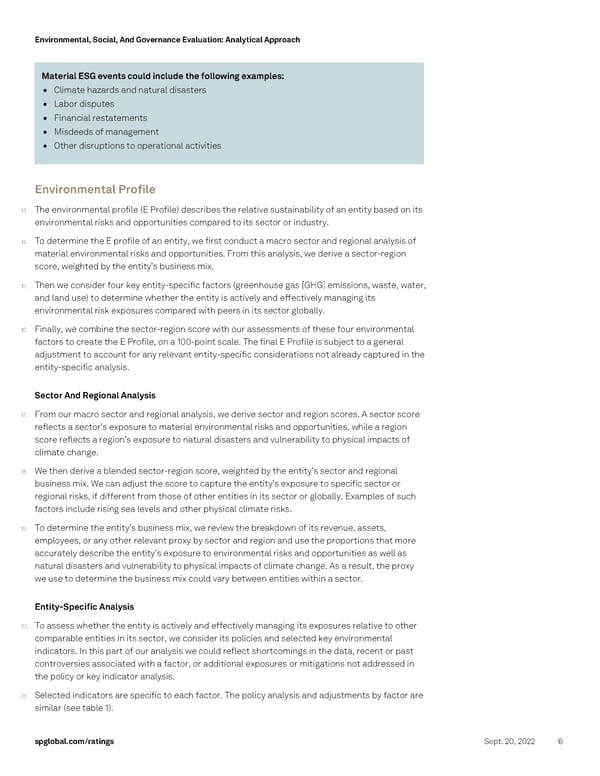 Environmental, Social, And Governance Evaluation - Page 6