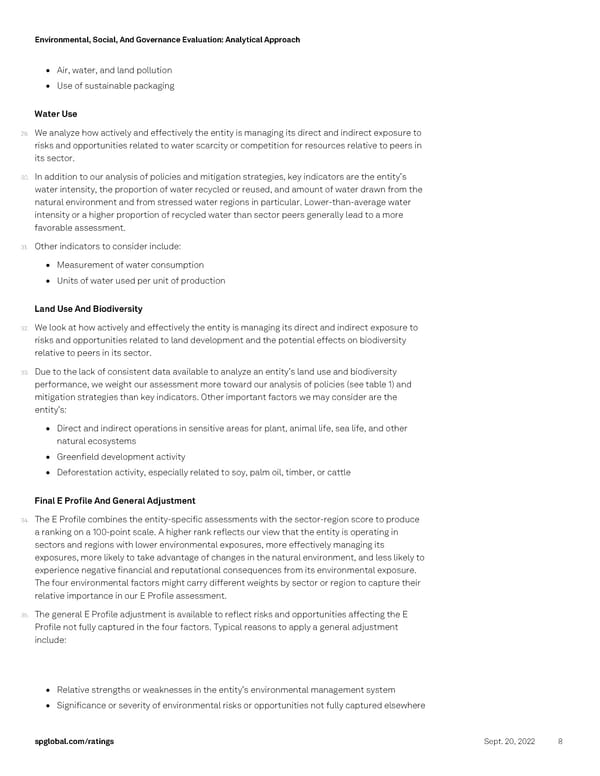 Environmental, Social, And Governance Evaluation - Page 8