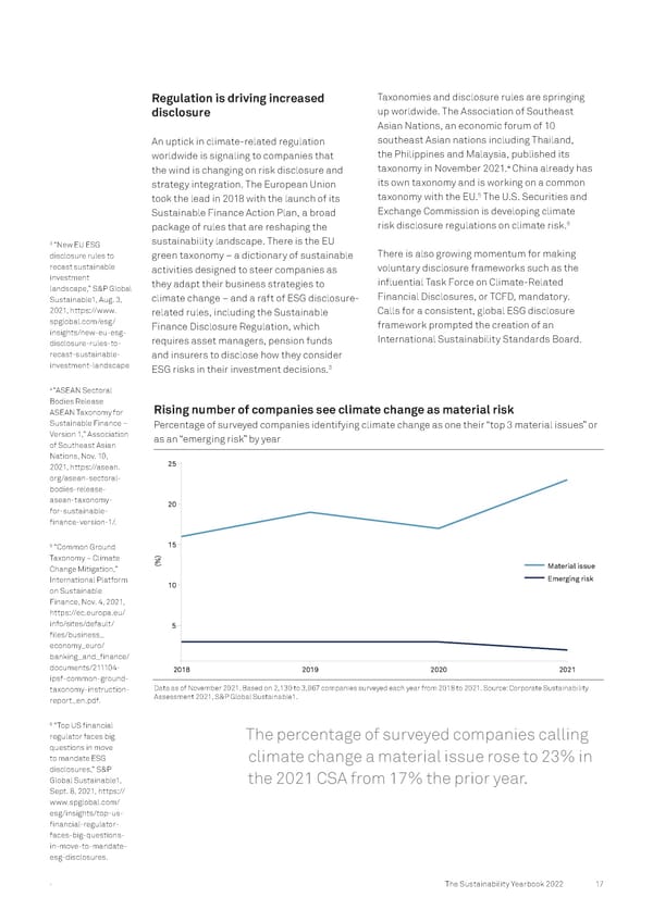 The Sustainability Yearbook 2022 - Page 17