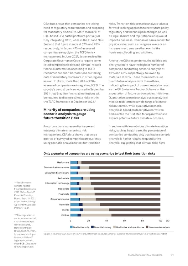 The Sustainability Yearbook 2022 - Page 21