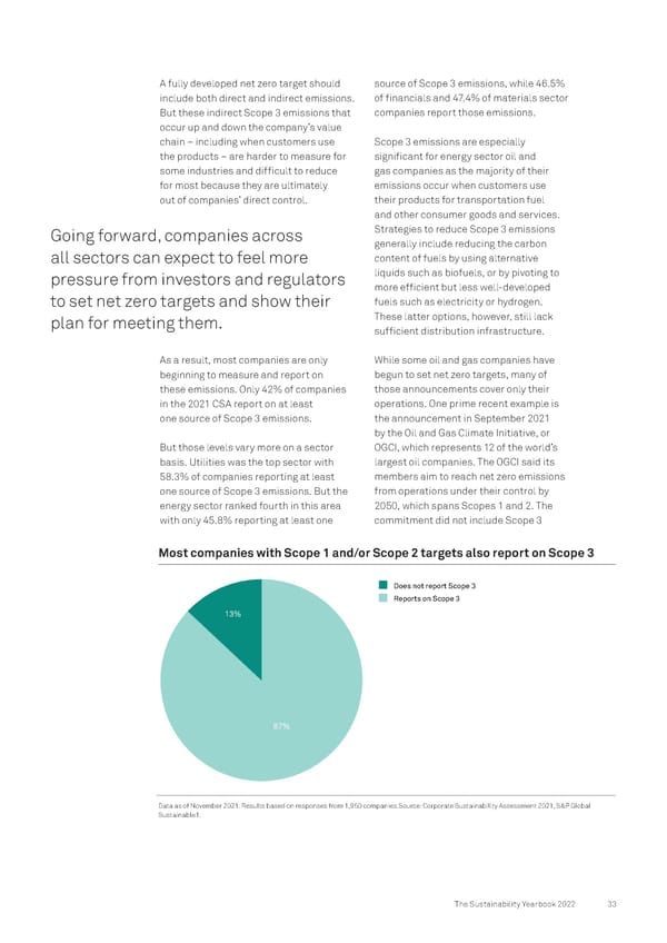 The Sustainability Yearbook 2022 - Page 33