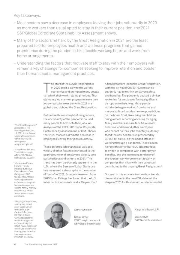 The Sustainability Yearbook 2022 - Page 48
