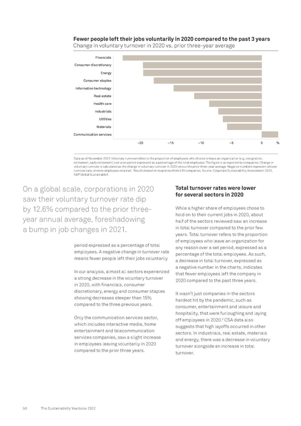 The Sustainability Yearbook 2022 - Page 50