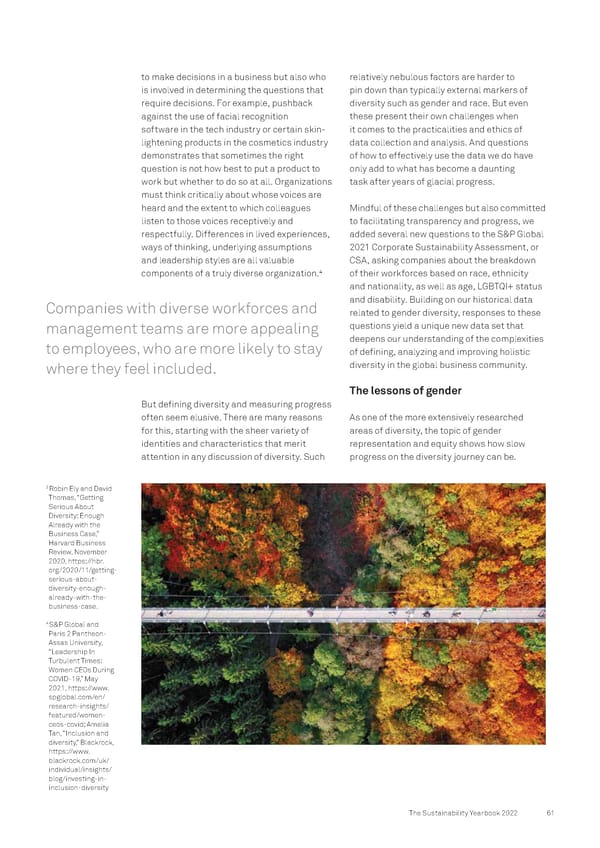 The Sustainability Yearbook 2022 - Page 61