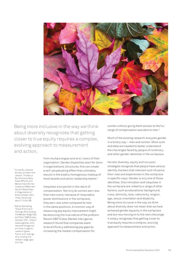 The Sustainability Yearbook 2022 - Page 63