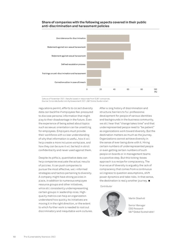 The Sustainability Yearbook 2022 - Page 68