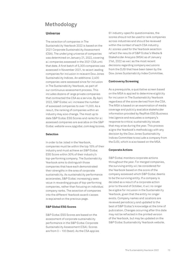The Sustainability Yearbook 2022 - Page 73