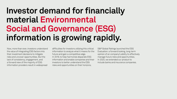 ESG Evaluation | S&P Global - Page 2
